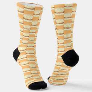 Sausage,Egg And Cheese Sandwich  Socks