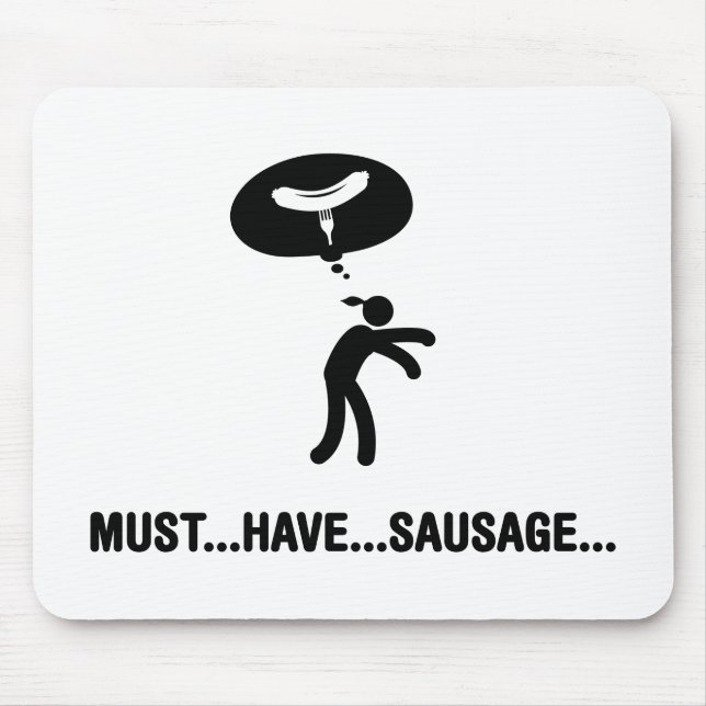 Sausage Lover Mouse Pad (Front)