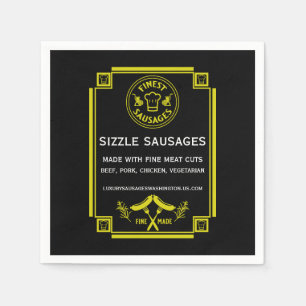 Sausage makers napkin