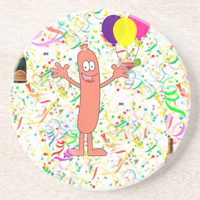 sausage party coaster (Front)