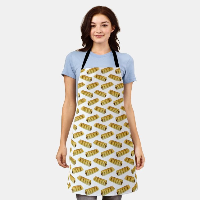 Sausage Roll Polka Dot Pattern Apron (Worn)
