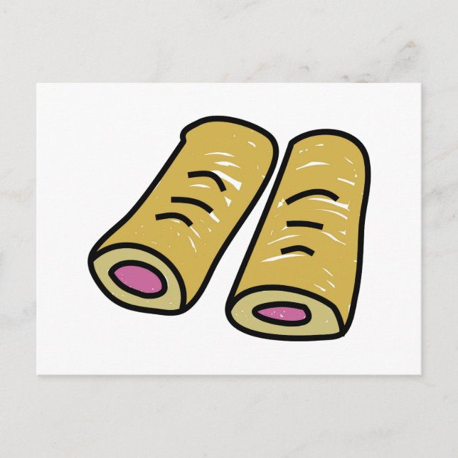 Sausage Rolls Postcard (Front)