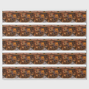 Sausage Swiper Yule Lad  Wrapping Paper