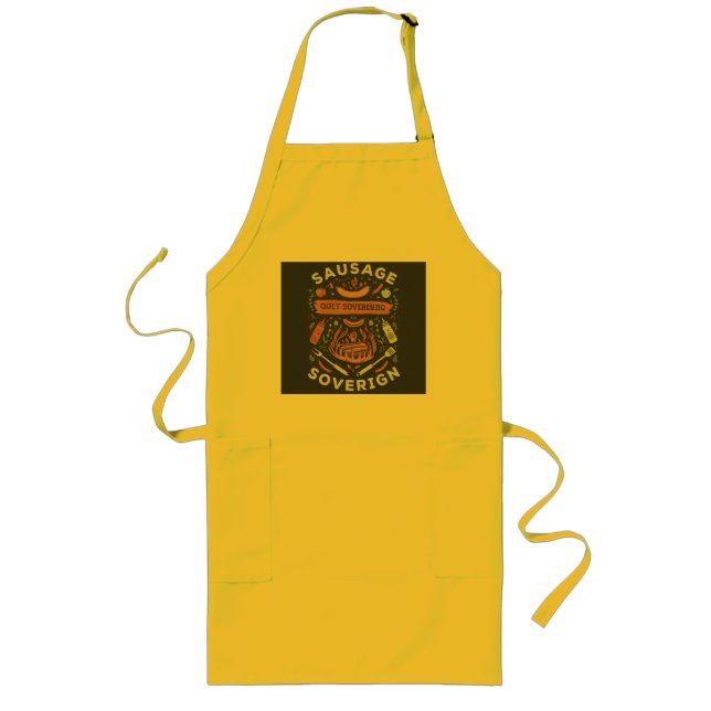 Sausages Long Apron (Front)