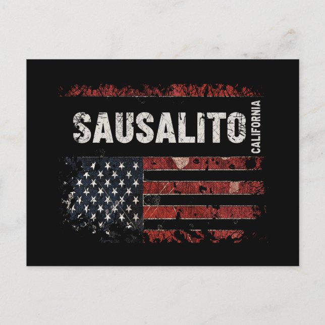 Sausalito California Postcard (Front)