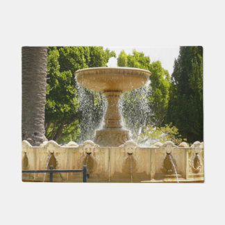 Sausalito Fountain California Travel Photography Doormat