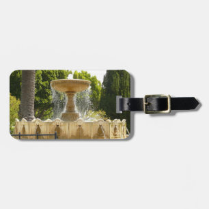 Sausalito Fountain California Travel Photography Luggage Tag