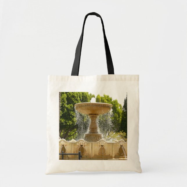 Sausalito Fountain California Travel Photography Tote Bag (Front)
