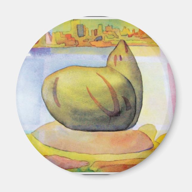 Sausalito sea lion magnet (Front)