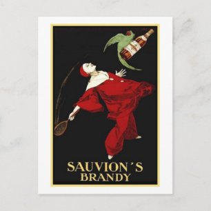 Sauvion's Brandy Postcard