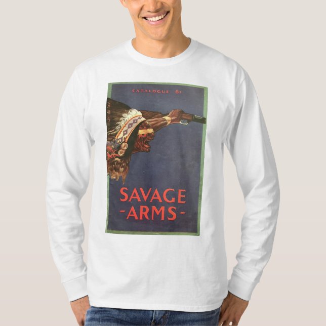 savage arms t shirt logo (Front)