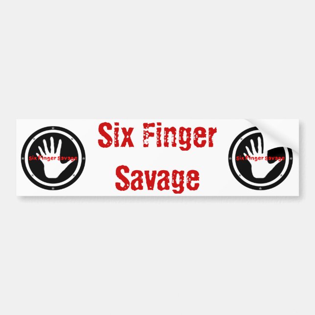 SAVAGE Bumper sticker (Front)
