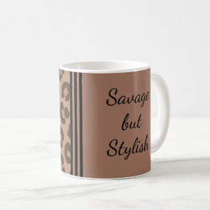Savage but Stylish Leopard Print Coffee Mug
