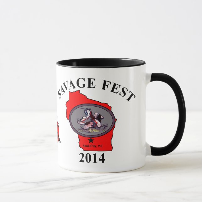 Savage fest 2014 mug (Right)