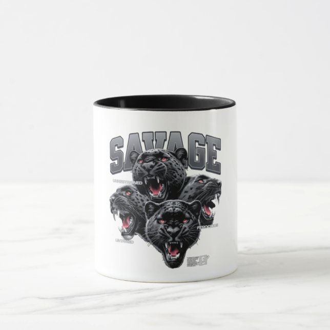 Savage Gorilla Alpha Mindset Coffee Mug (Center)