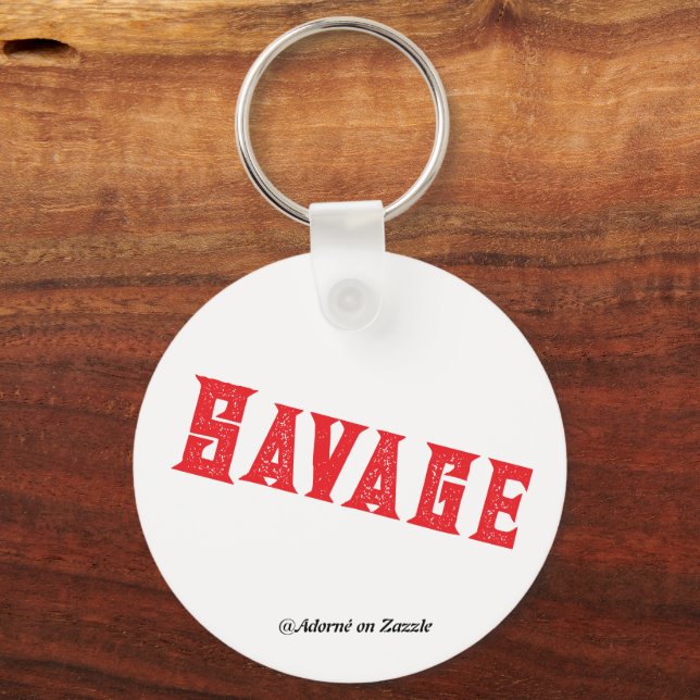 Savage Keychain (Back)