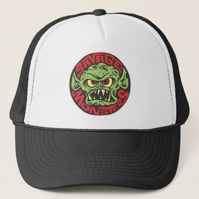 Savage Monsters Logo Trucker Hat (Front)