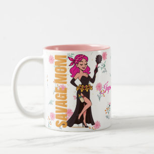 Savage Mum Funny Mug – Sassy Mother’s Day Gift