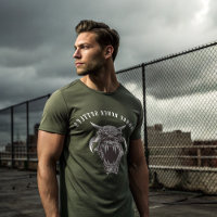 Savage Never Settles T-Shirt – Wild Skull Alpha 