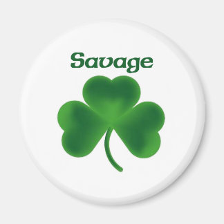 Savage Shamrock Magnet