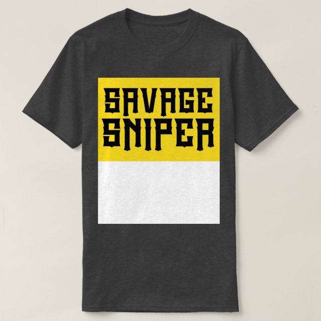 Savage Sniper T-Shirt (Design Front)