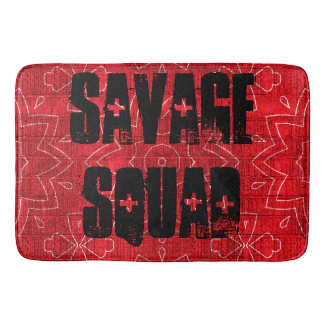 Savage Squad 2 Bath Mat (Front)