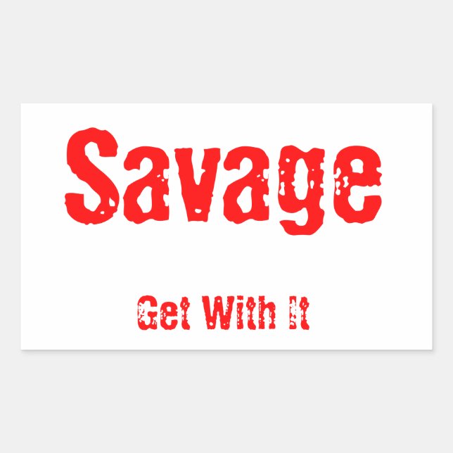 Savage Sticker (Front)