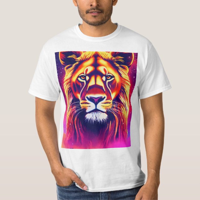 "Savage Stripes: Fierce Tiger Graphic Tee" T-Shirt (Front)