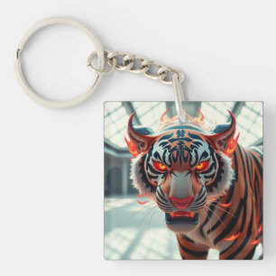 Savage Tiger Key Ring