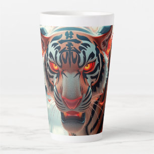 Savage Tiger Latte Mug