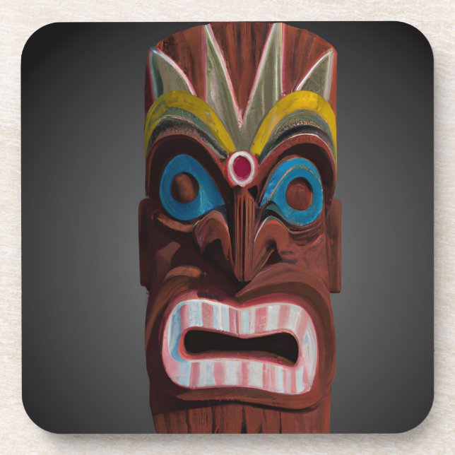 Savagely Sophisticated Tiki Coaster (Front)
