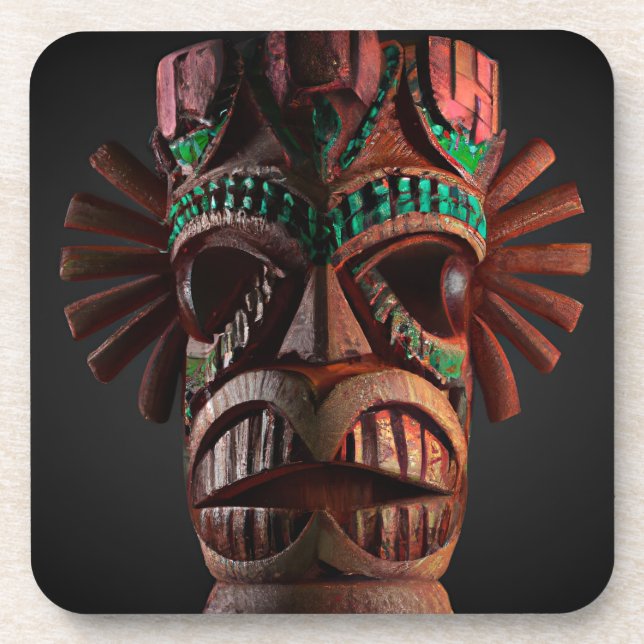 Savagely Sophisticated Tiki Coaster (Front)