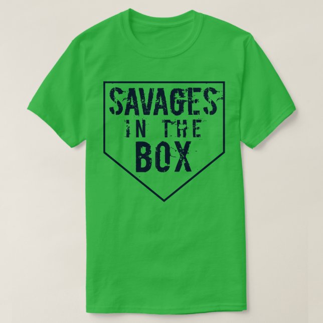 Savages In The Box T-Shirt (Design Front)
