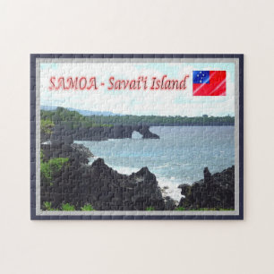 Savai'i Island - Coastline - Samoa - Jigsaw Puzzle
