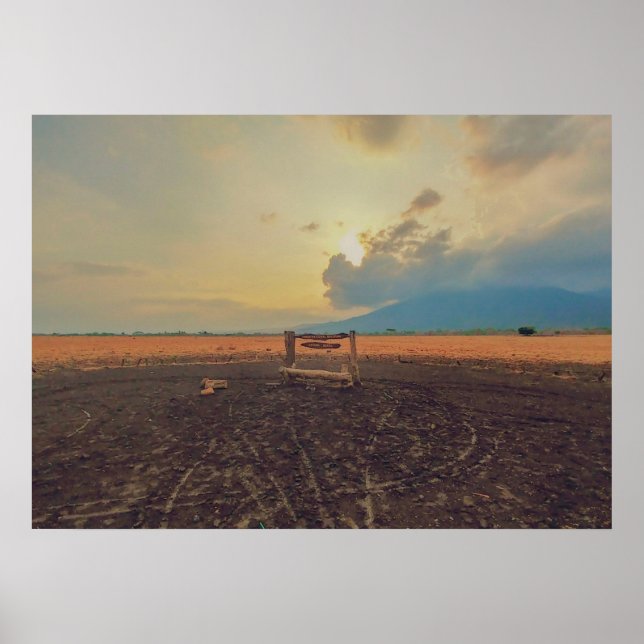 Savanna - Landscape Cityscape Nature Scenery Poster (Front)