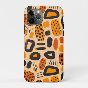 "Savanna Pop: Tribal Vibes in Orange & Black" Case-Mate iPhone Case
