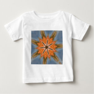 Savanna Star Bloom – A Bold African Animal Print Baby T-Shirt
