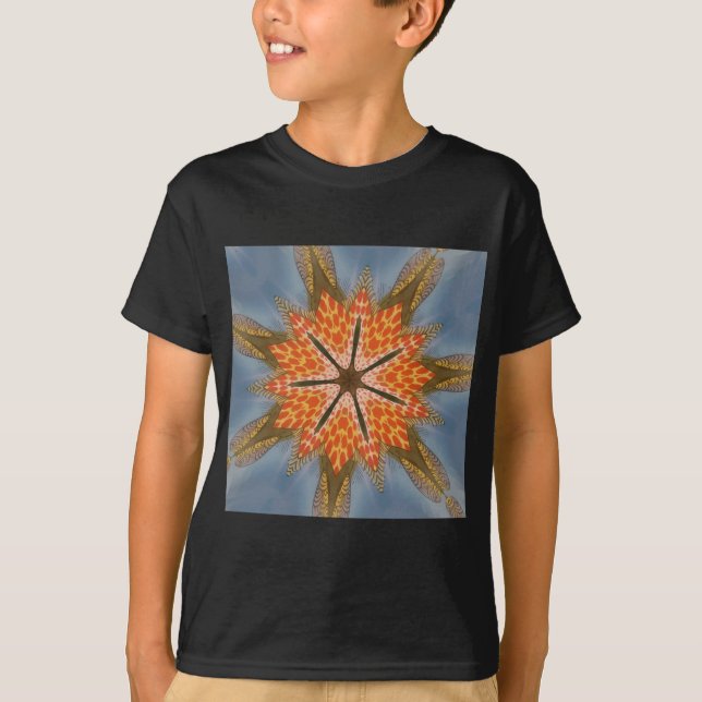Savanna Star Bloom – A Bold African Animal Print T-Shirt (Front)