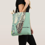 Savannah Beach - Tybee Island Shoulder Tote Bag<br><div class="desc">Wonderful map of Savannah Beach - Tybee Island, Georgia repurposed on a shoulder tote. The map can be re-positioned and also added to the back... and the bag can be personalised!</div>