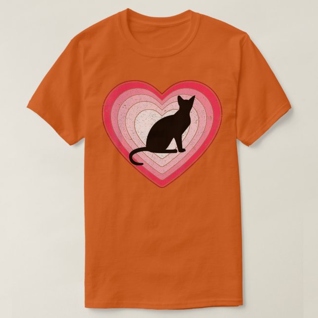 Savannah Cat Heart Valentine's Day Lovers Kitten G T-Shirt (Design Front)