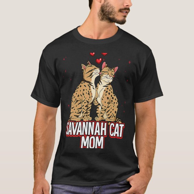 Savannah Cat Mum T-Shirt (Front)