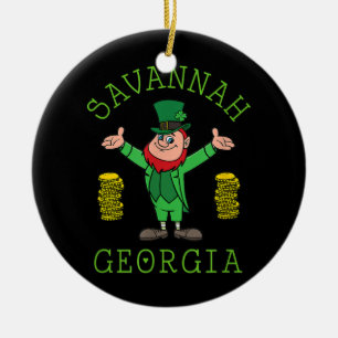 Savannah GA  Ceramic Tree Decoration
