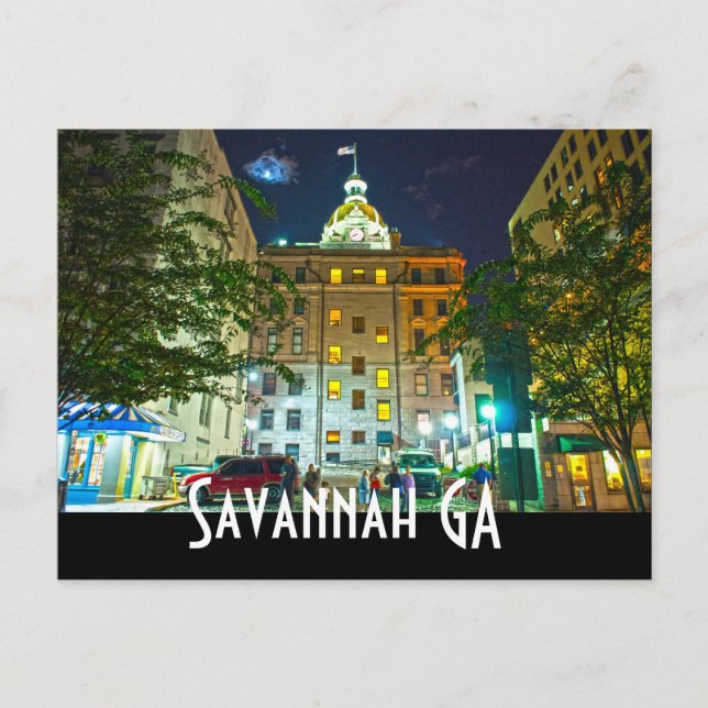 Savannah GA Postcard (Front)