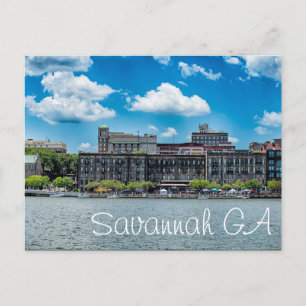 Savannah GA Postcard