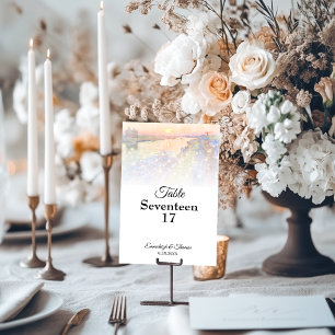 Savannah GA River Street Sunset Wedding Table Number