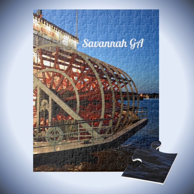 Savannah Georgi Riverboat Challenging Photographic Jigsaw Puzzle (Creator Uploaded)