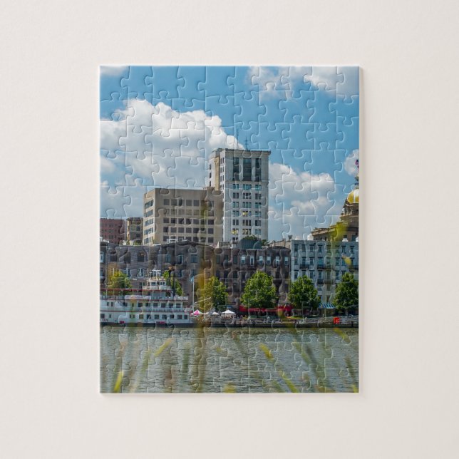 savannah georgia historic architecture ancient cit jigsaw puzzle (Vertical)