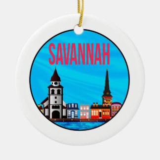 Savannah Georgia mindset Ceramic Tree Decoration