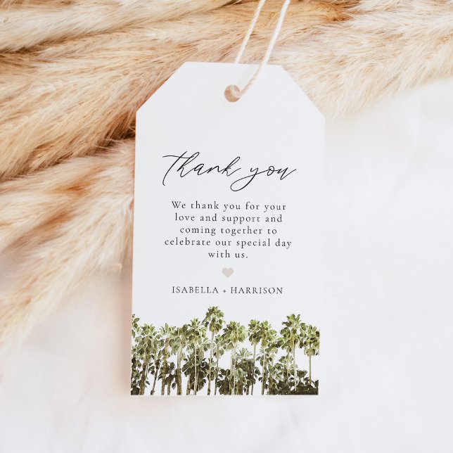SAVANNAH Georgia Palm Tree Favour Gift Tag (Creator Uploaded)