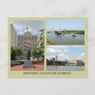 Savannah, Georgia Postcard